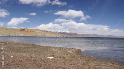Manasarovar lake (Mapam Yumco). Tibet. photo