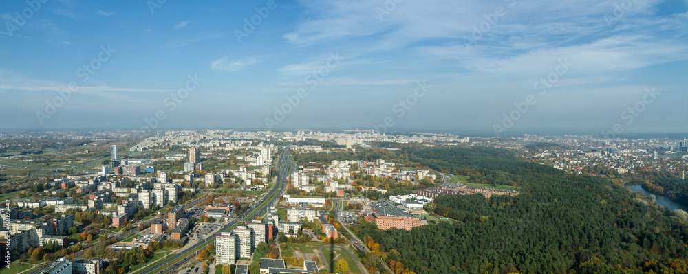 panorama of Vilnius