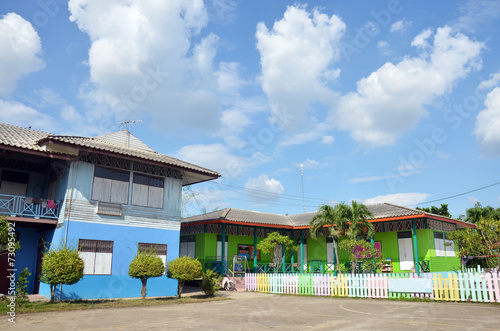Children School Building at countryside in Thailand © tuayai