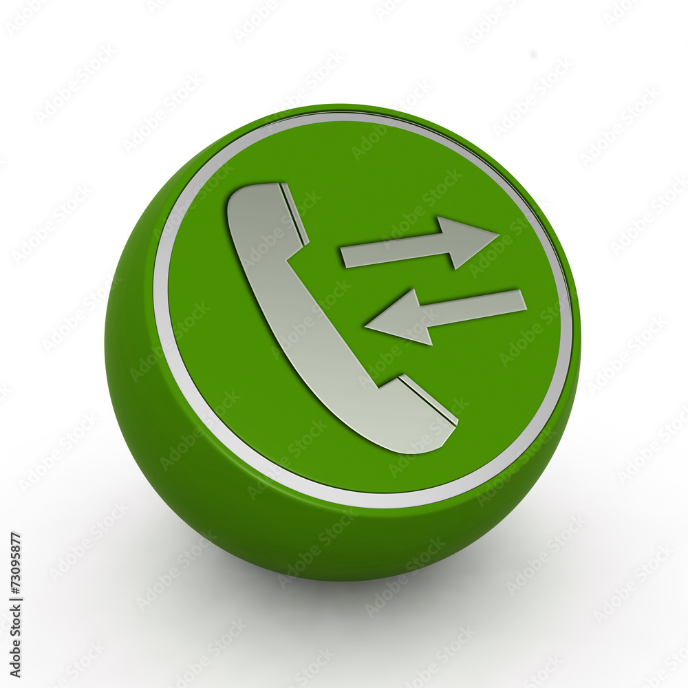 calls circular icon on white background calls circular icon on white background