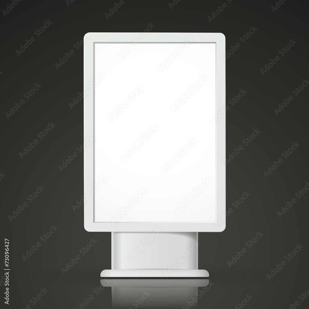 3d vertical blank light box template 3d vertical blank light box template