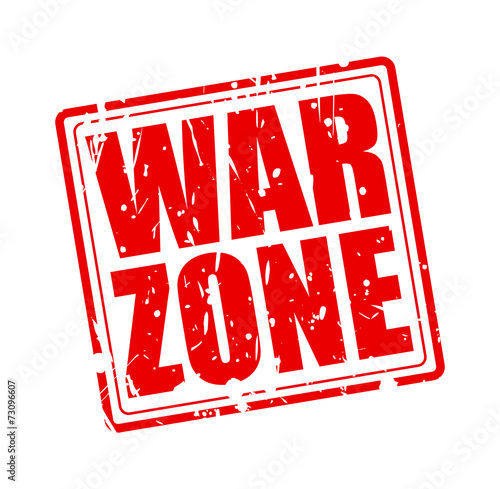 War zone red stamp text