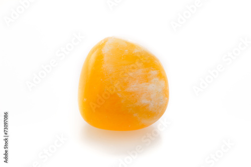 Bright orange calcite