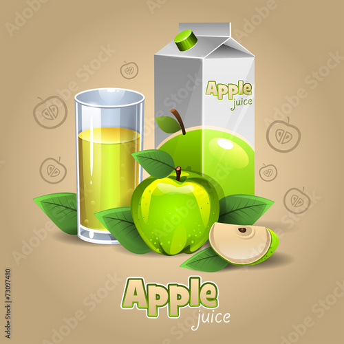 Green apple juice