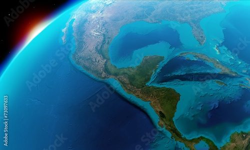 North America including Mexico and some parts of usa