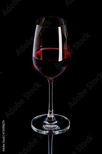red wine in a glass