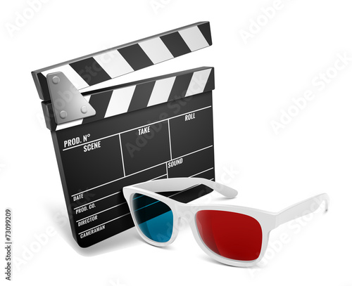 Clap et lunettes 3d 1