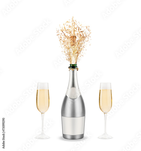 bottle of champagne