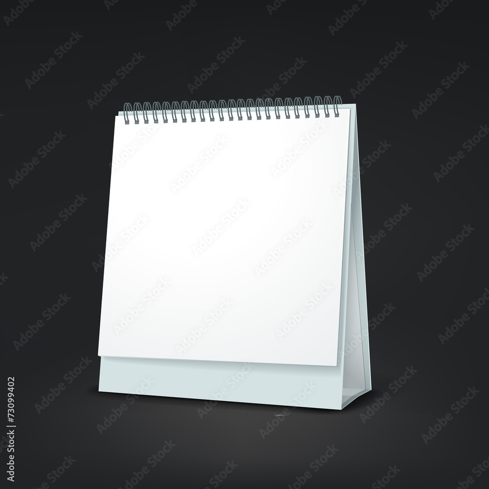 standing blank calendar standing blank calendar