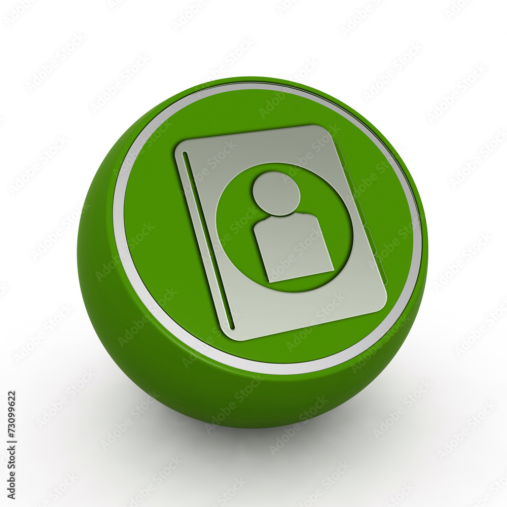 Profile circular icon on white background Profile circular icon on white background