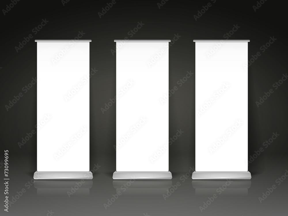 blank roll up banners set blank roll up banners set