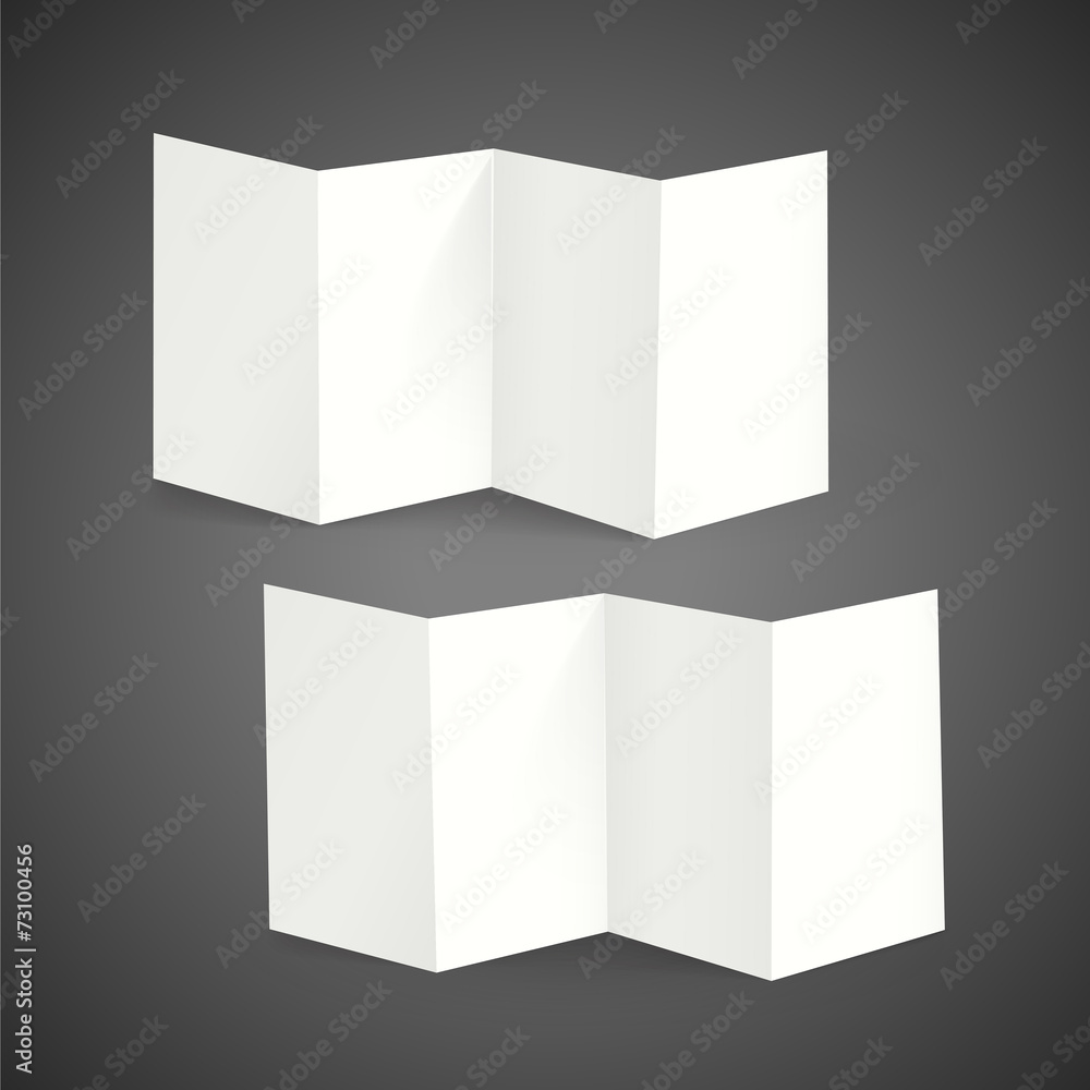 blank folded paper flyer blank folded paper flyer