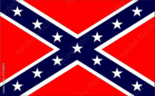 Fotografie, Obraz Confederate Flag