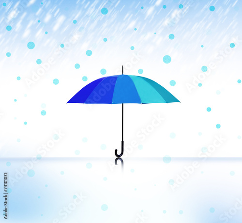 Blauer Schirm bei N  sse