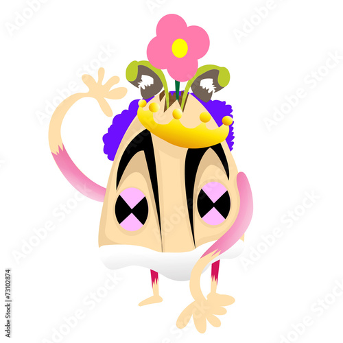 Imaginary monster flower
