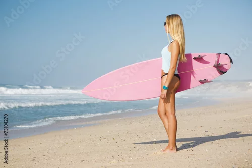 Obraz Blode Surfer Girl