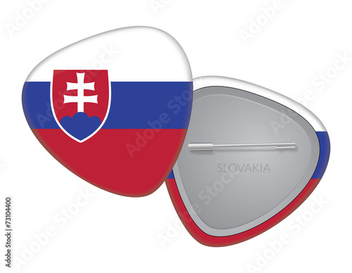 Free Download Slovakia Flag Badge - GFXLoad