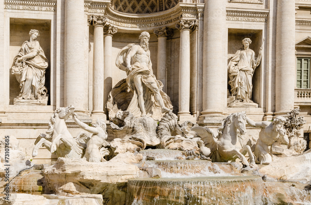 Trevi fountain, Rome, Italy