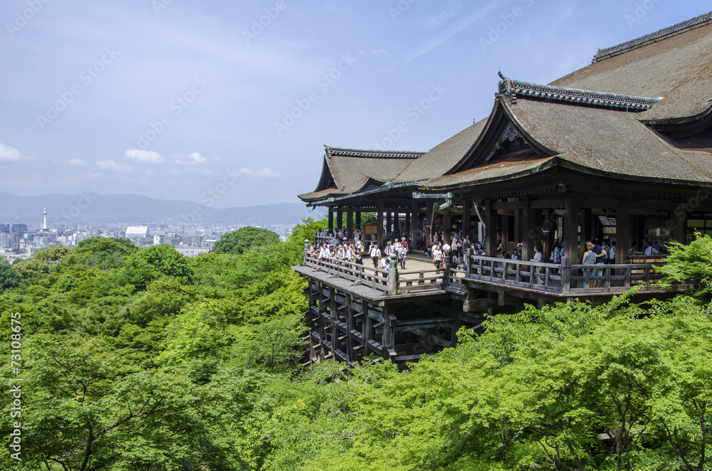 Fototapeta premium Świątynia Kiyomizu-dera w Kioto w Japonii