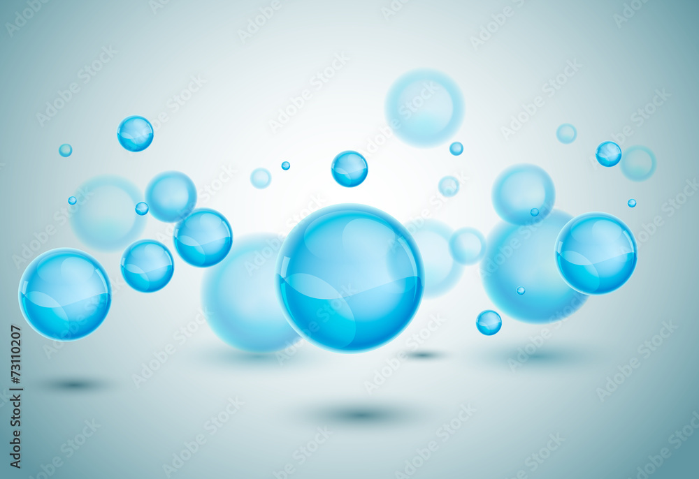 molecular structure, abstract background