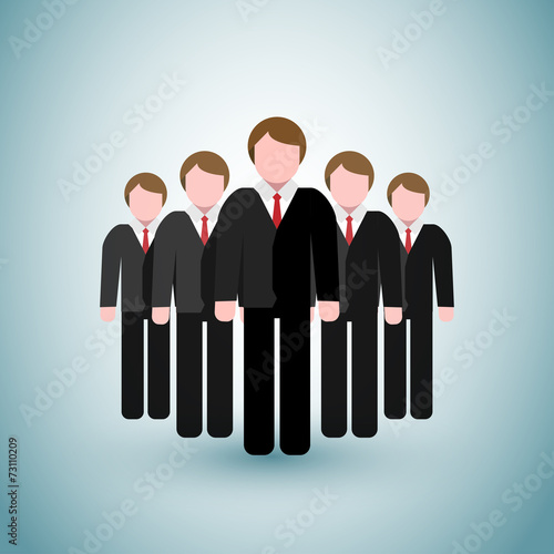 Leader Business Men Icons