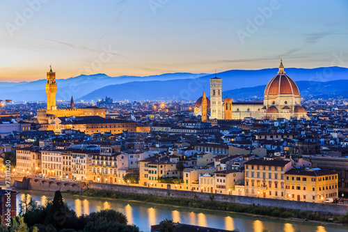 The Cathedral and the Brunelleschi Dome of Florence.