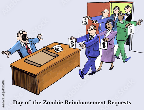Day of the Zombie Reimbursement Requests