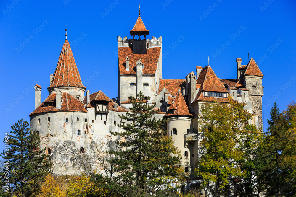 The Castle of Bran, known for the myth of Dracula, Transylvania
