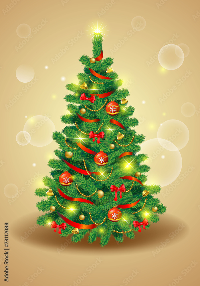Classic Christmas background. Classic Christmas background.