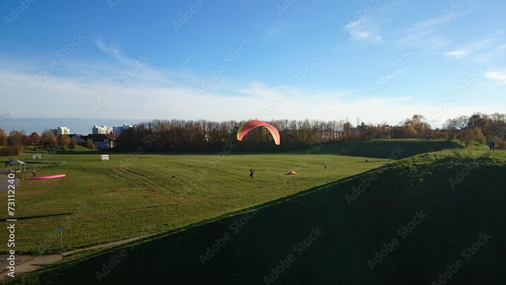 Paragliding in the Park