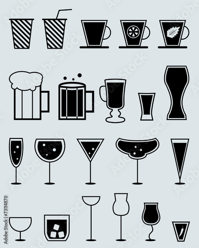 glasses for drinks
