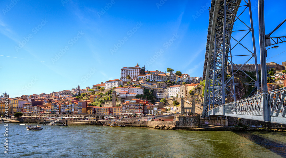 Bridge over River Douro in Historical Porto