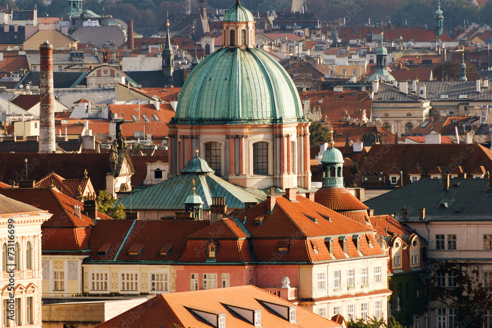 Obraz premium Prague Aerial