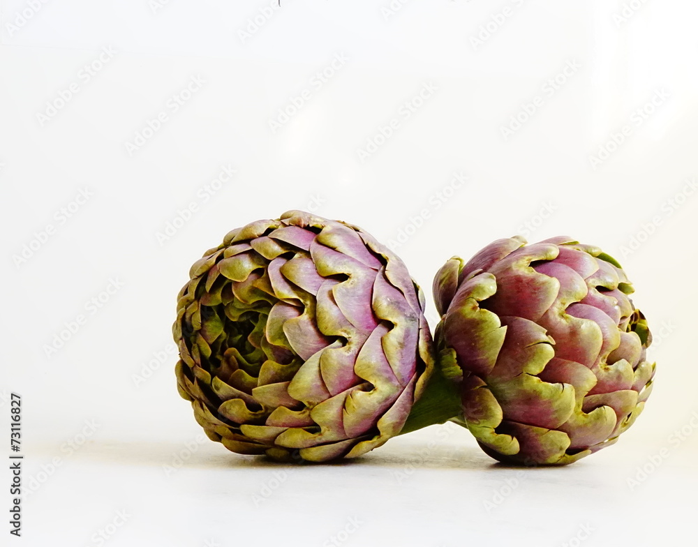 Fototapeta premium deux artichauts