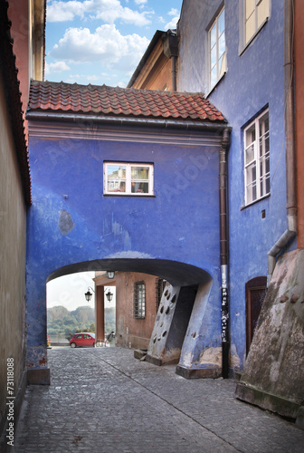 Narrow streets of Old Town, Warsaw