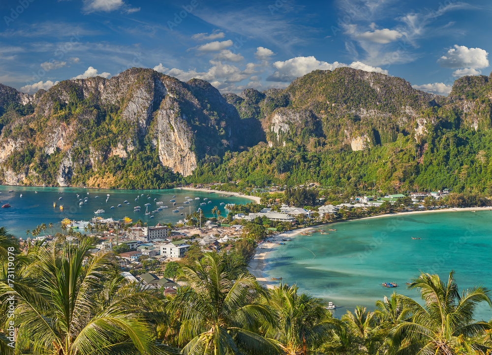 Fototapeta premium Phi-Phi island, Krabi Province, Thailand.