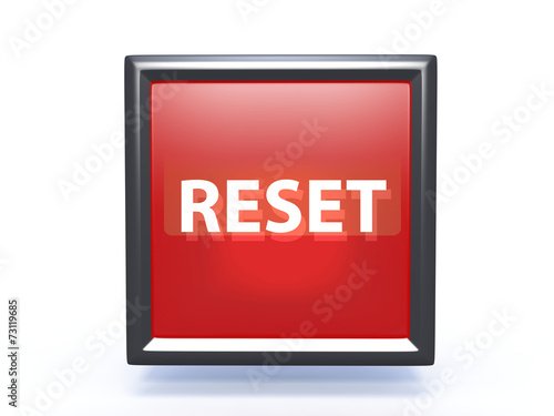 Obraz na płótnie reset pointer icon on white background