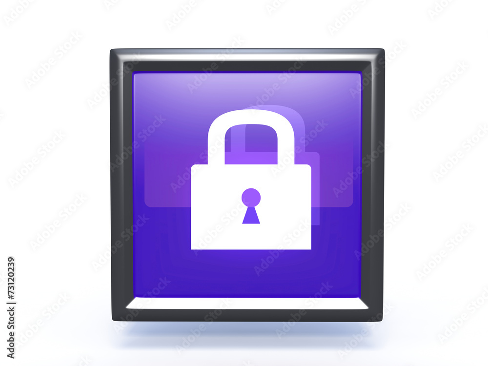 protect square icon on white background protect square icon on white background