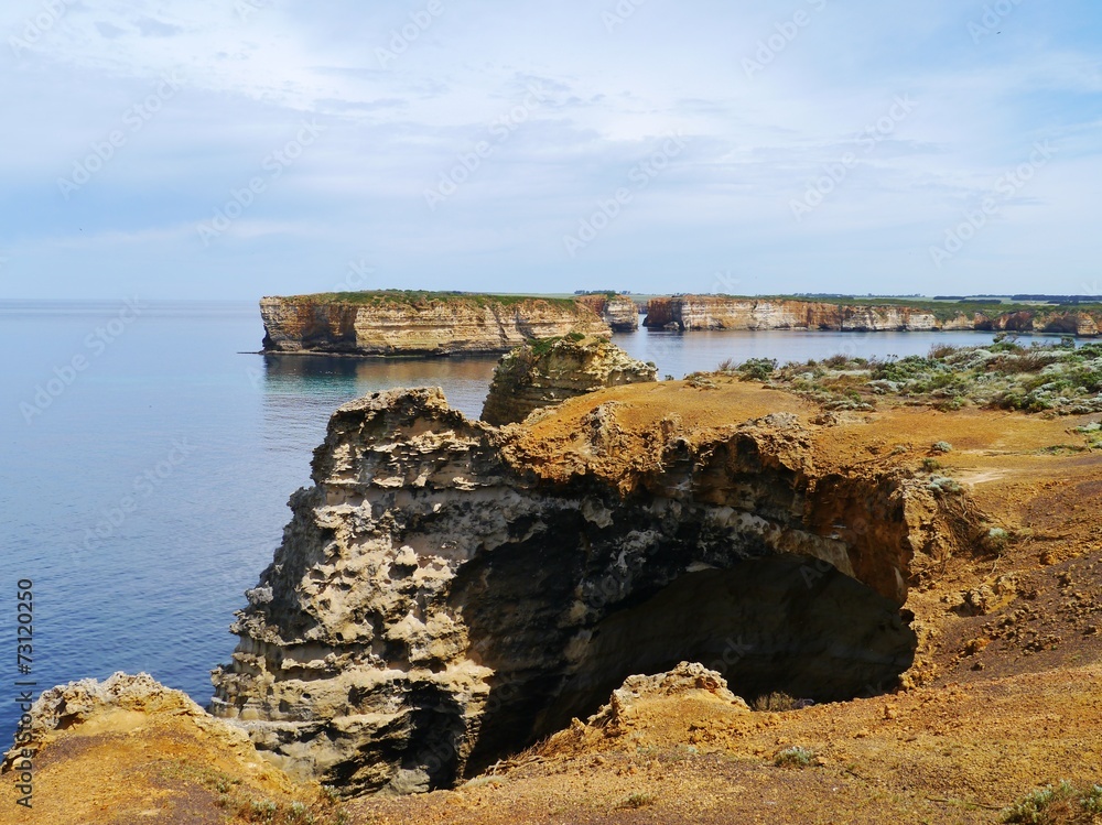 Coast with outstanding ocean views and geological features Coast with outstanding ocean views and geological features