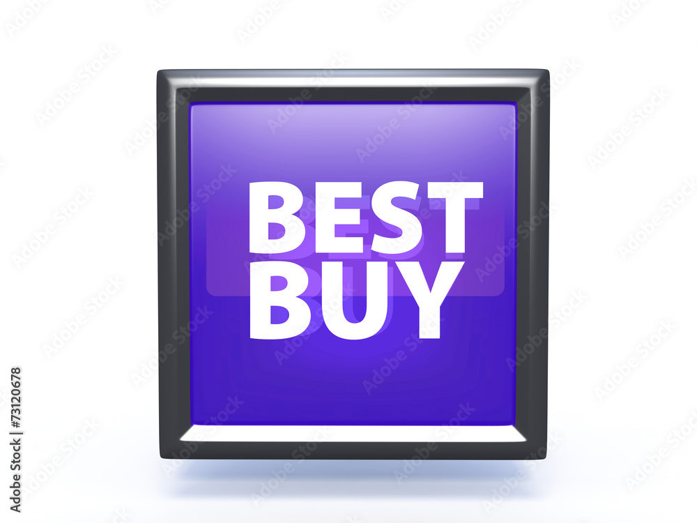Best buy square icon on white background Best buy square icon on white background
