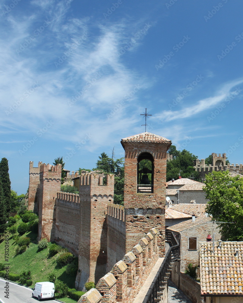 Gradara - mury