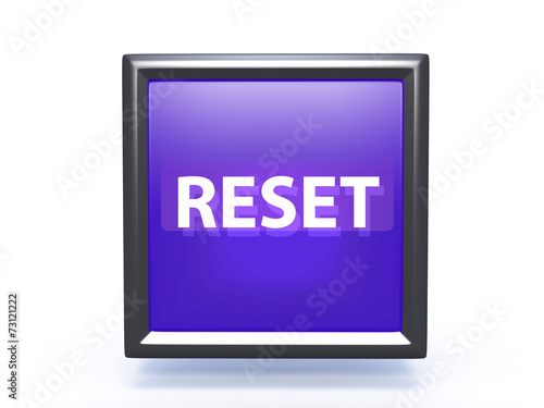Obraz na płótnie reset pointer icon on white background