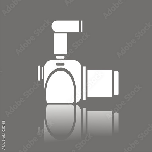 Icono cámara réflex FO reflejo