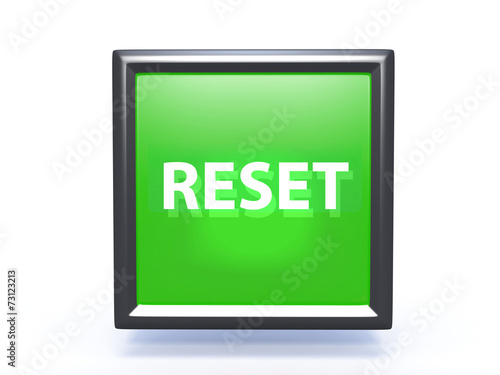 Obraz na płótnie reset pointer icon on white background
