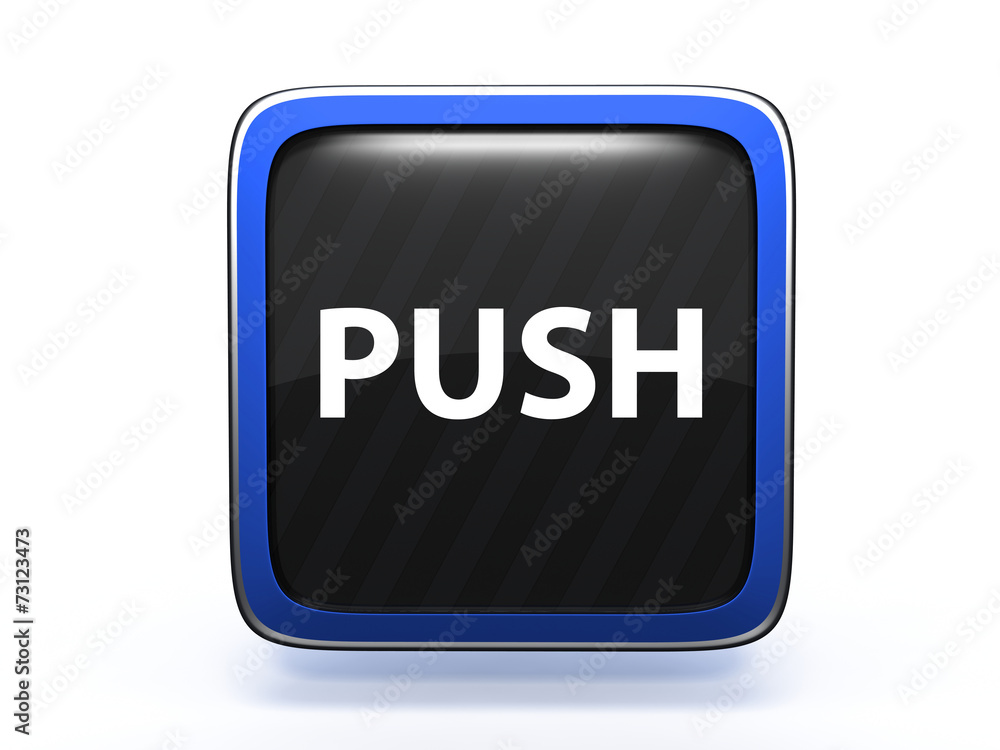 push square icon on white background push square icon on white background