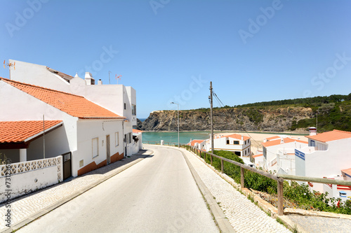 Praia de Odeceixe, Beach and village by the sea, Algarve