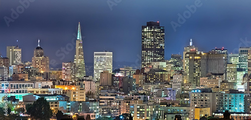 San Francisco Downtown in the night