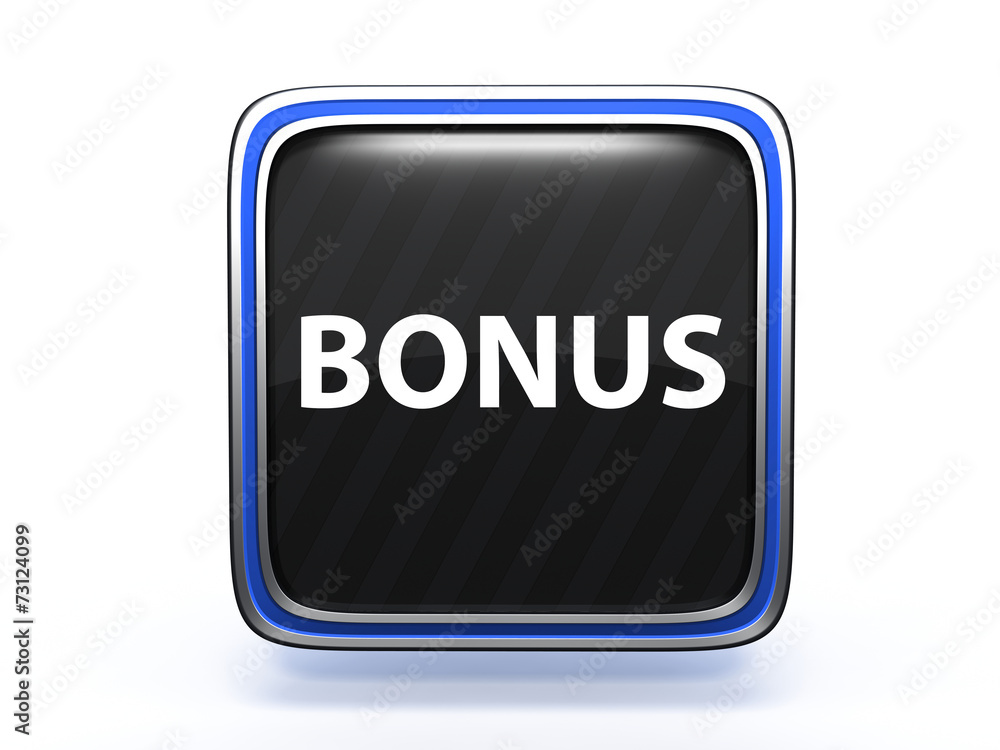 bonus square icon on white background bonus square icon on white background