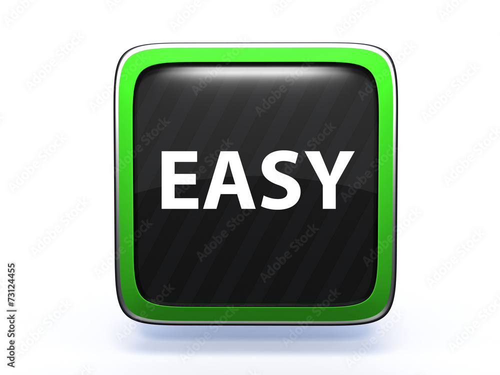 easy square icon on white background easy square icon on white background