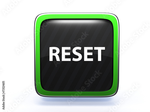 Obraz na płótnie reset square icon on white background
